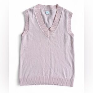 Sunday Best Blush Knit V-Neck Size S Color Pink